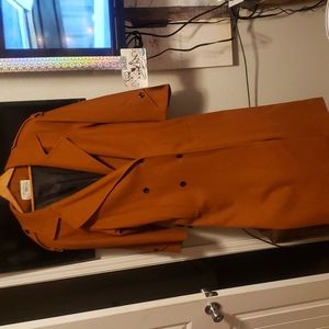 Ladies vintage Golden brown trench coat